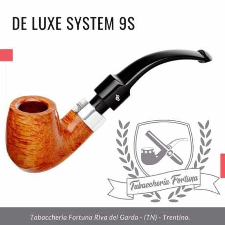 DELUXE SYSTEM 9S, PETERSON-LIP Pipa tabaccheria Fortuna riva del garda