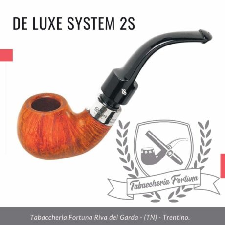 Deluxe System 2S Peterson Lip Una forma a forma di mela piegata generosamente, la forma 2s o '03' offre una grande camera per fumatori e una parete robusta.