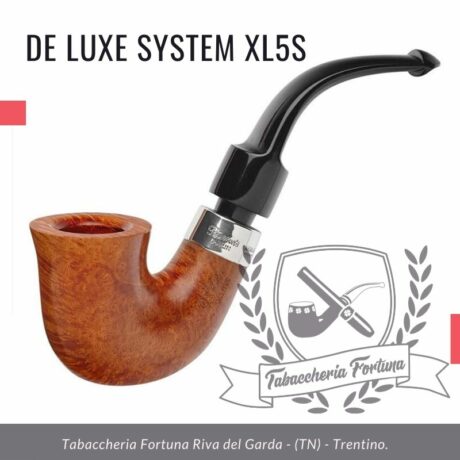 Deluxe System XL5S Peterson Lip La più grande delle nostre offerte Calabash, questa pipa offre un fumo fresco e liscio grazie allo stelo e al bocchino allungati.