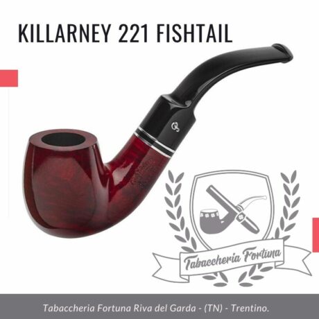Killarney 221 Fishtail. Un elegante biliardo piegato con un robusto gambo fa risaltare questa forma leggera. 