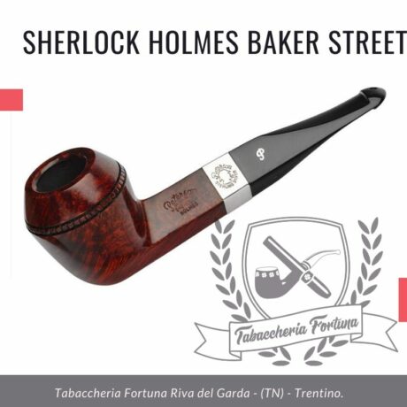 Sherlock Holmes Baker Street Peterson Lip Un impressionante bulldog a cupola dritta, 221B Baker Street era la casa del grande detective immaginario.